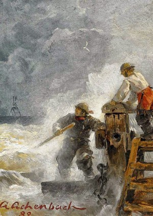 Stormy North Sea